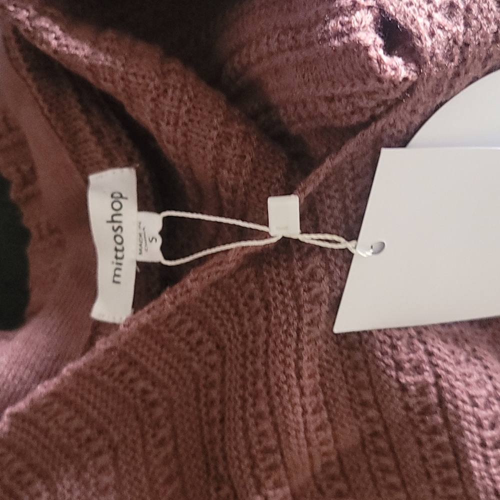 Mittoshop Oversized Sweater with Tie side NWT - Picture 7 of 8